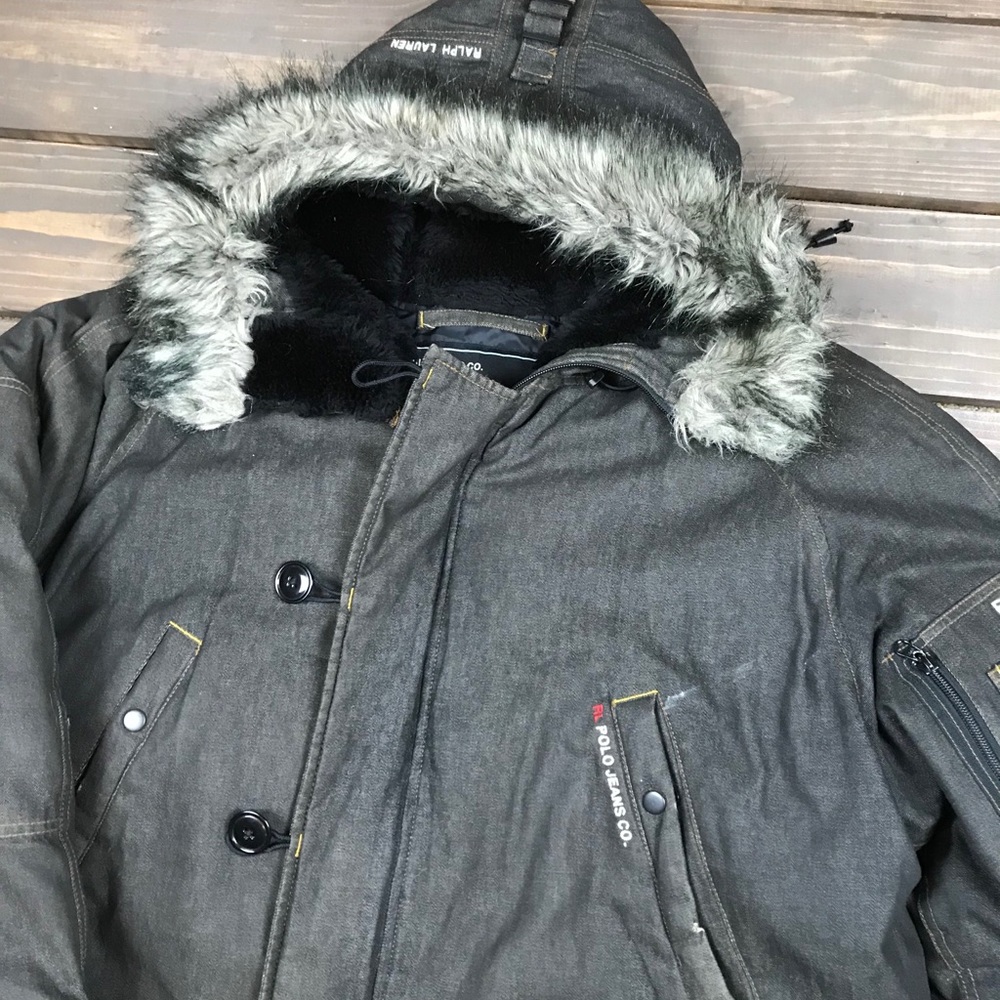 Polo Jeans Co. Ralph Lauren Fur Coat - Picture 5 of 10